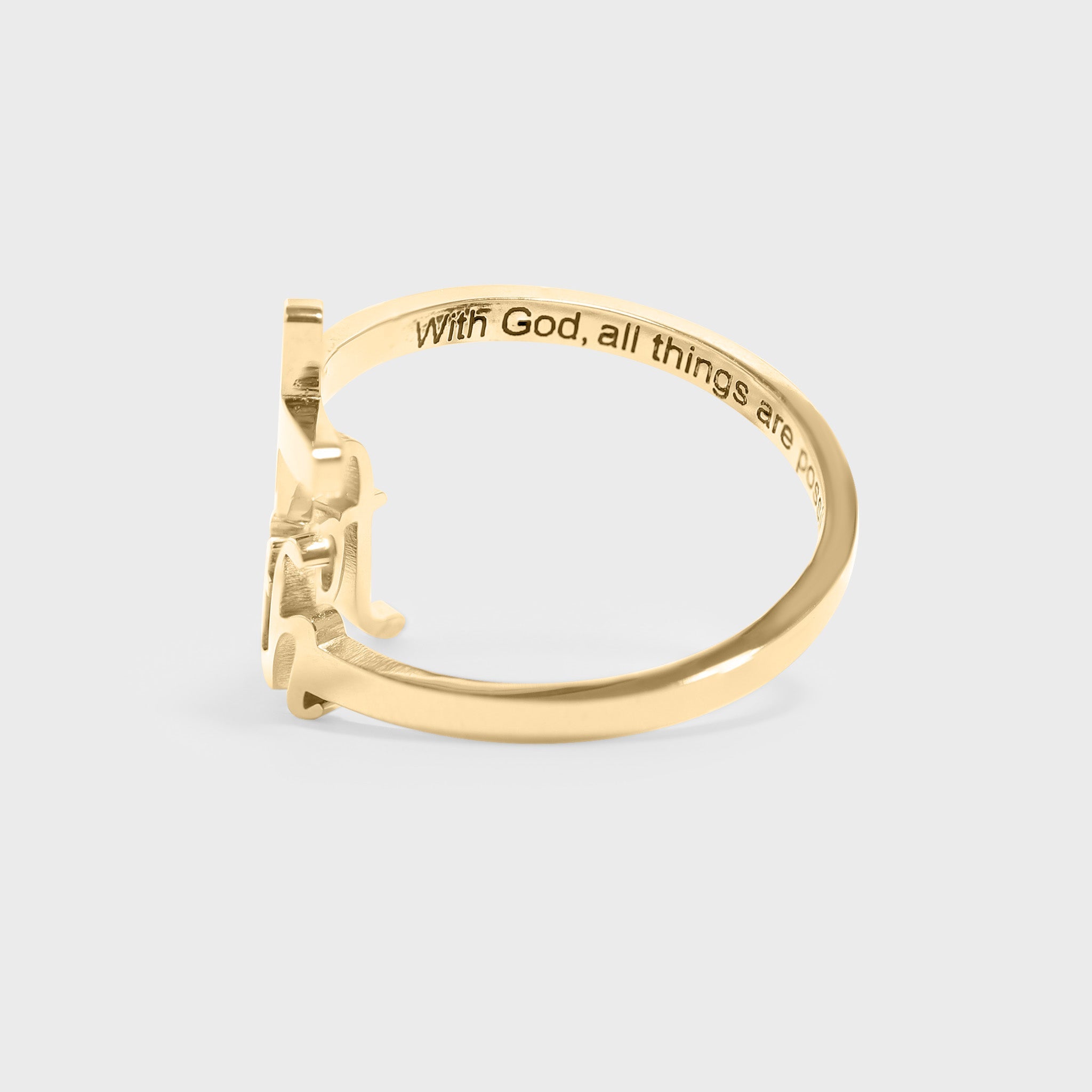 Adjustable Faith Ring