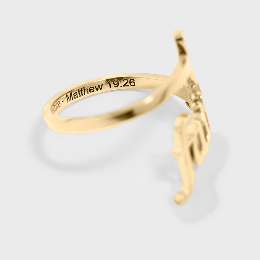 Adjustable Faith Ring