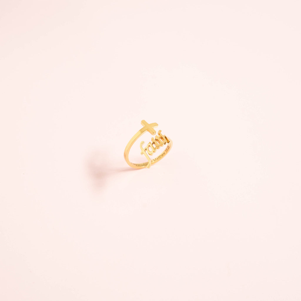Adjustable Faith Ring