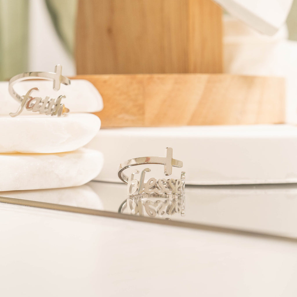 Adjustable Faith Ring