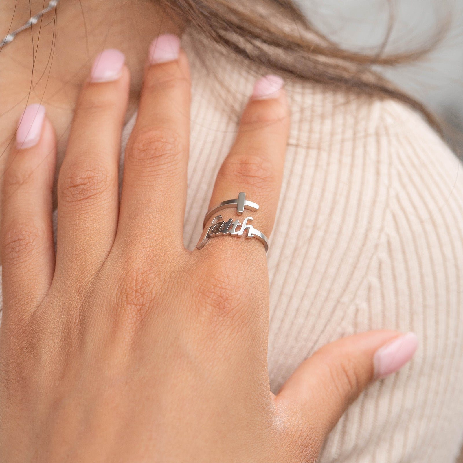 Adjustable Faith Ring