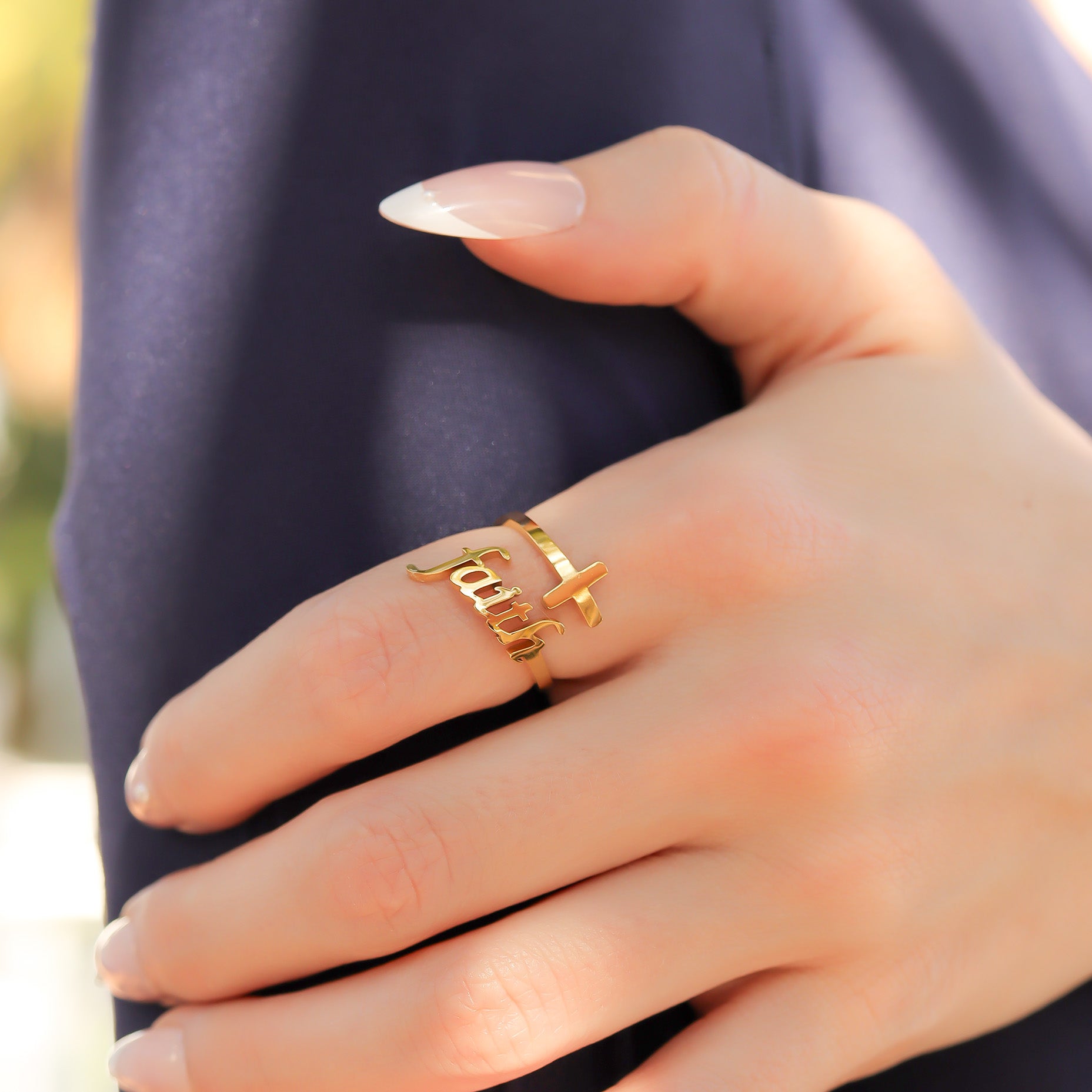 Adjustable Faith Ring