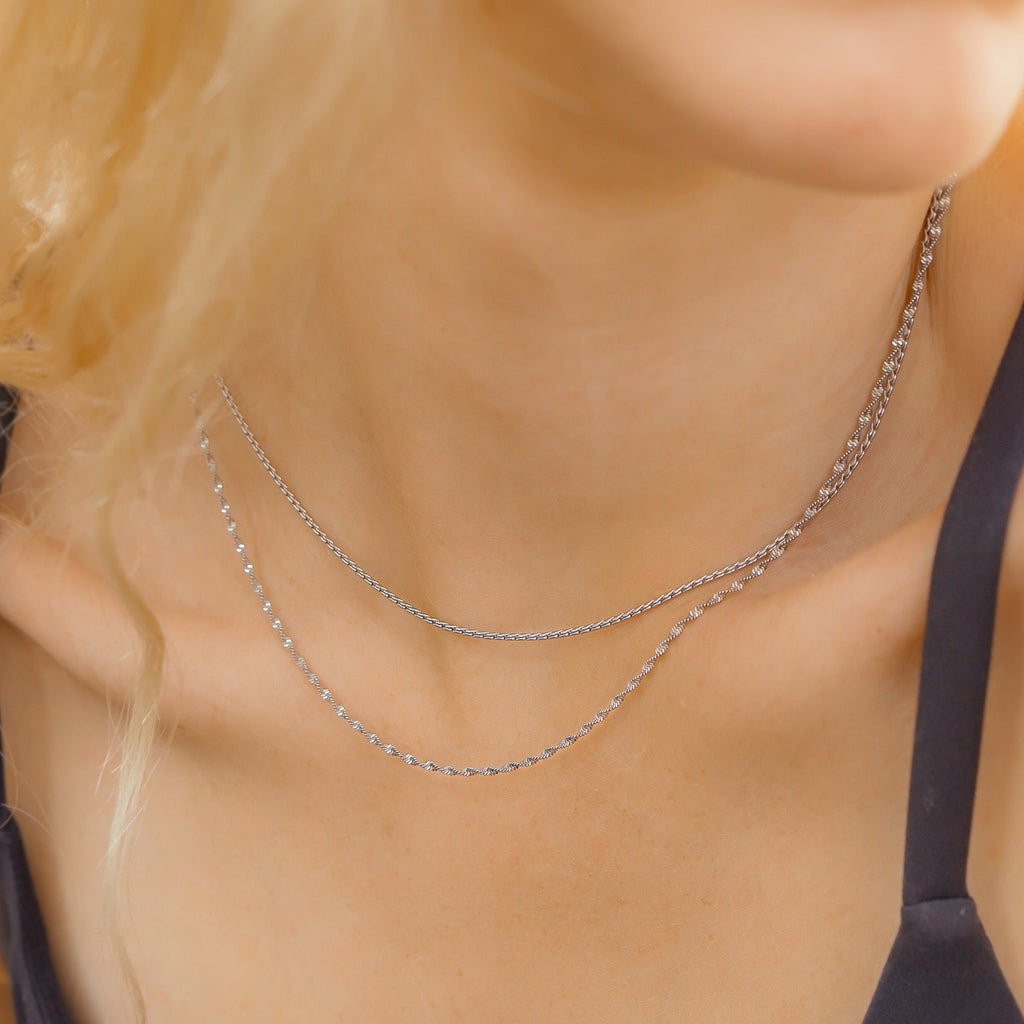 Singapore Dainty Chain Necklace