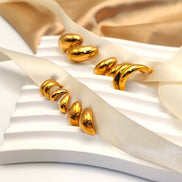 Noa Teardrop Studs in gold tone, product image 10