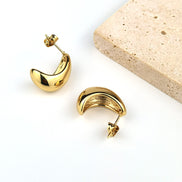 Noa Teardrop Studs in gold tone, product image 2