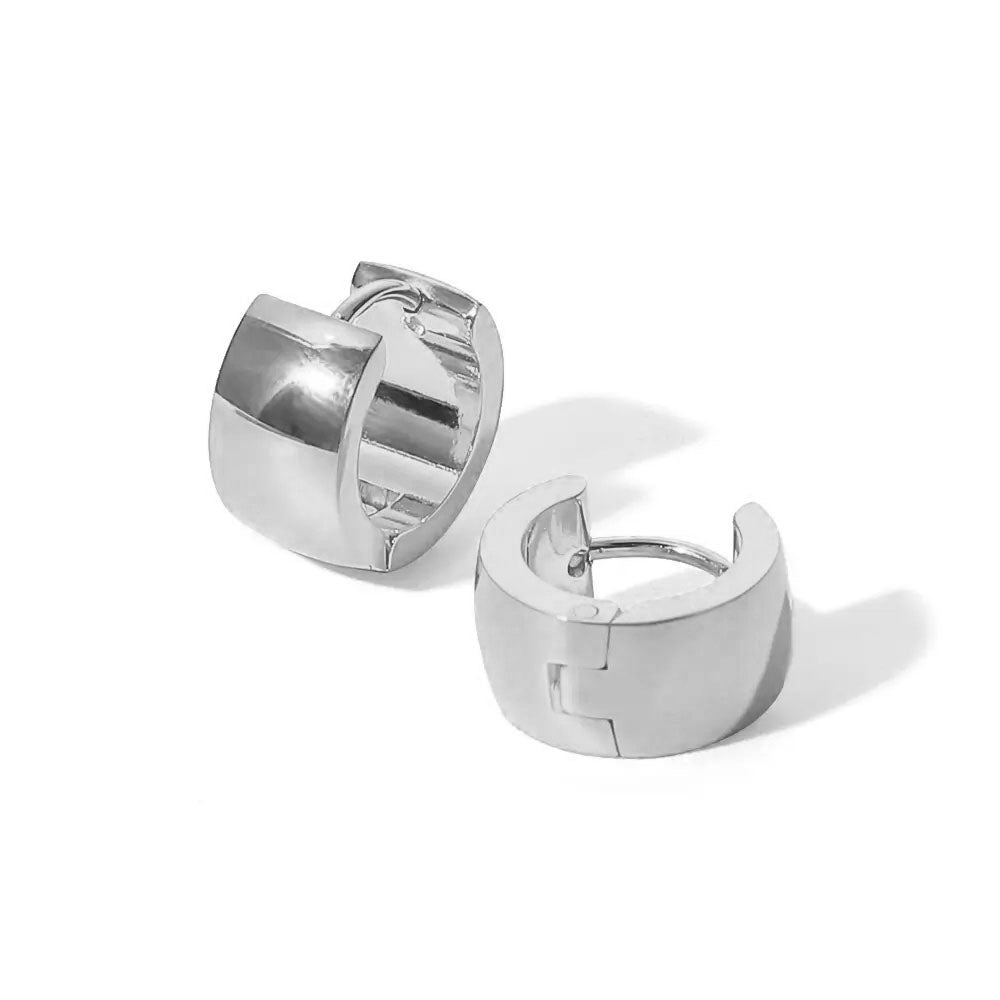Ava Mini Hoops in silver tone, product image 4