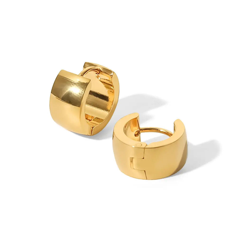Ava Mini Hoops in gold tone