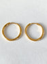 Celine Hoops in gold tone