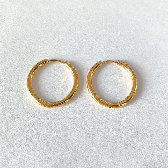 Celine Hoops in gold tone