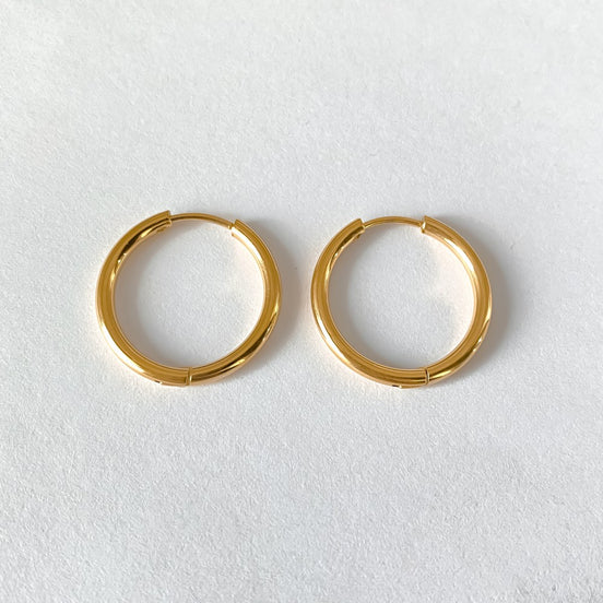Celine Hoops in gold tone