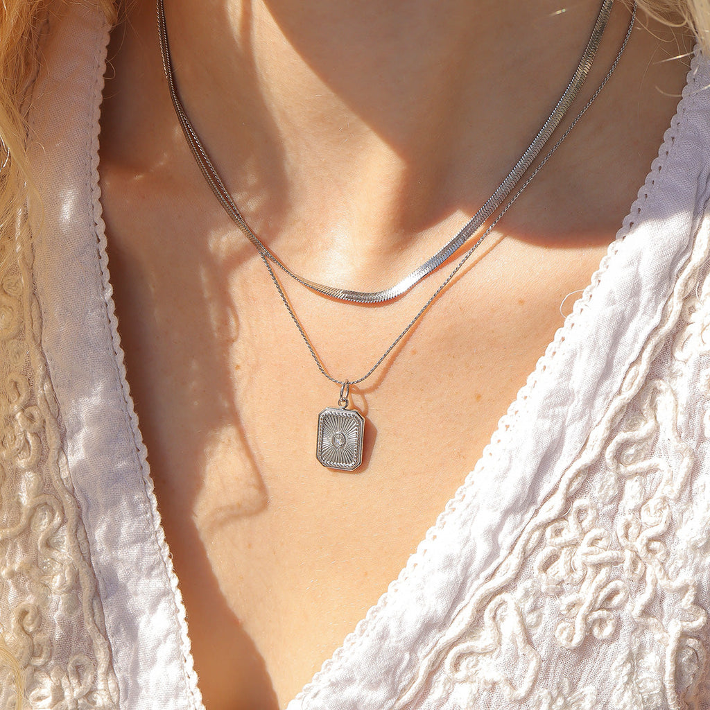 Sunburst Medallion Charm