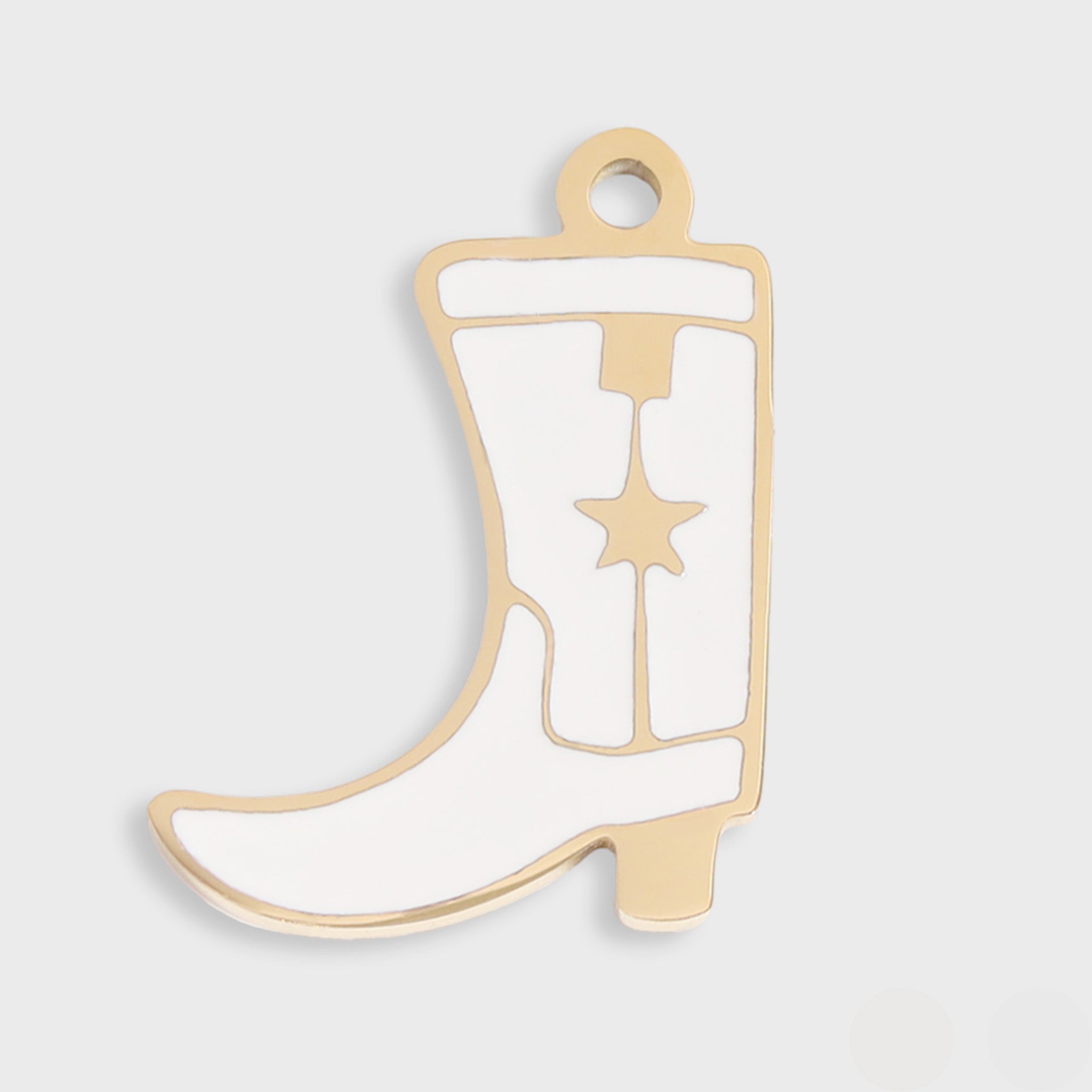 Epoxy Cowboy Boot Charm