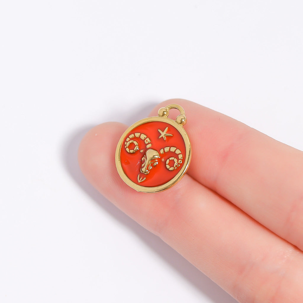 Epoxy Zodiac Charm