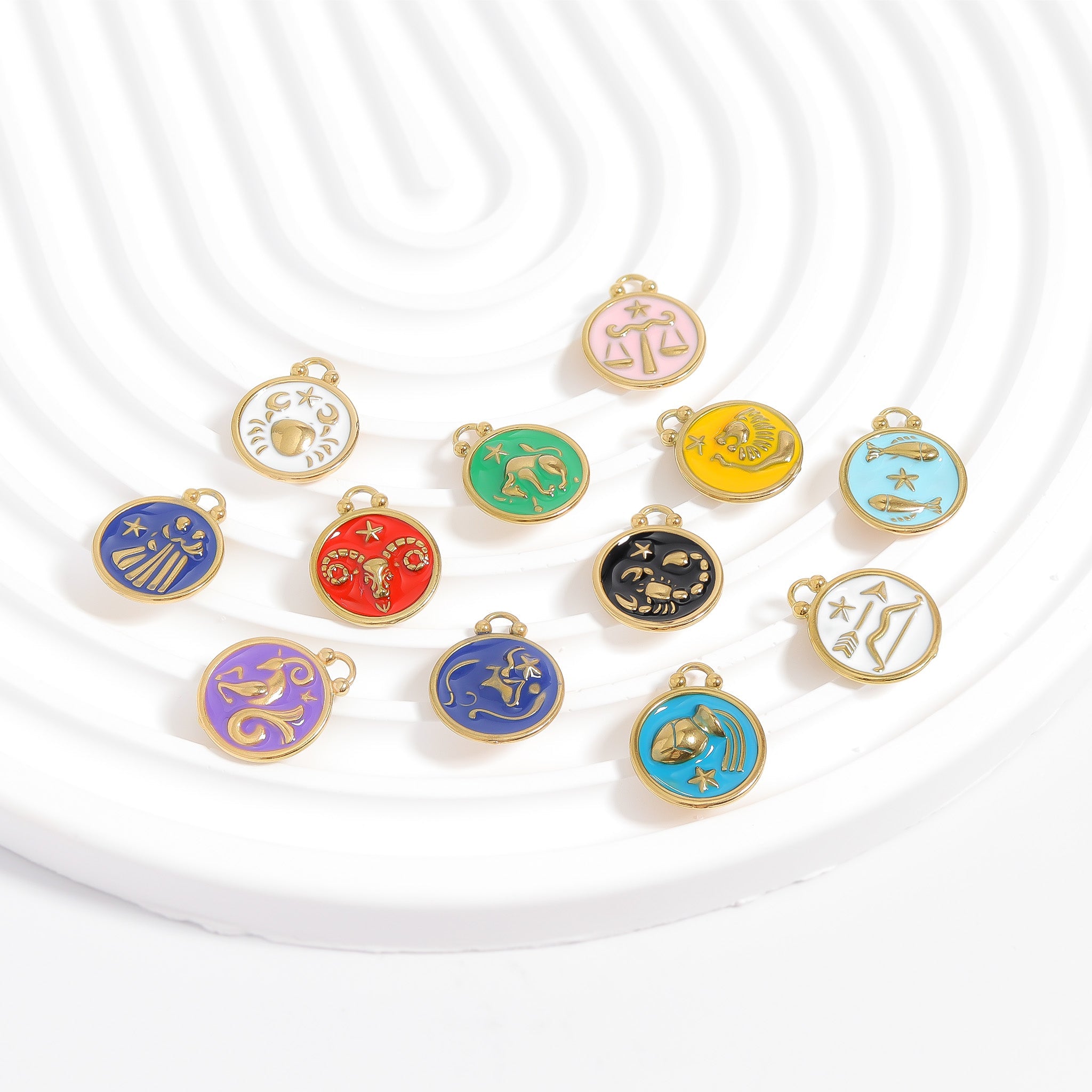 Epoxy Zodiac Charm