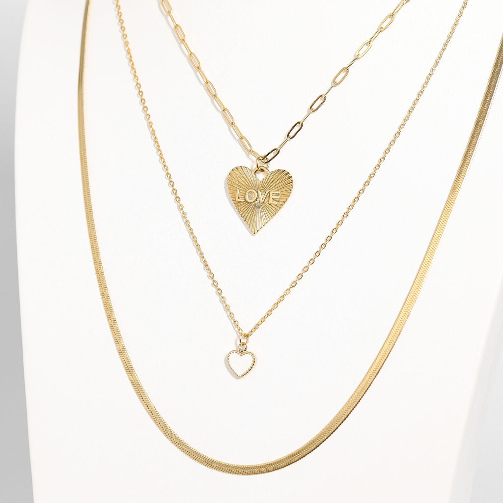 Sunburst Heart Love Charm