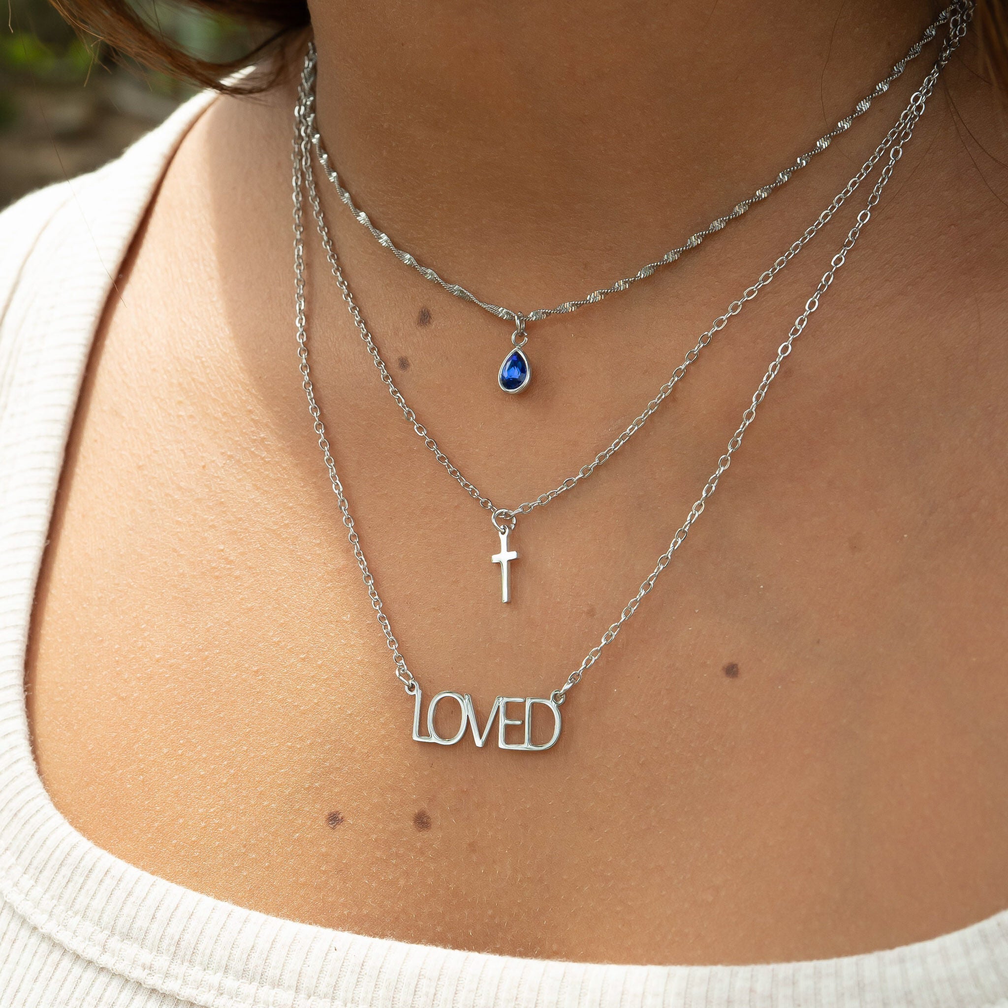 Teardrop Birthstone Charm