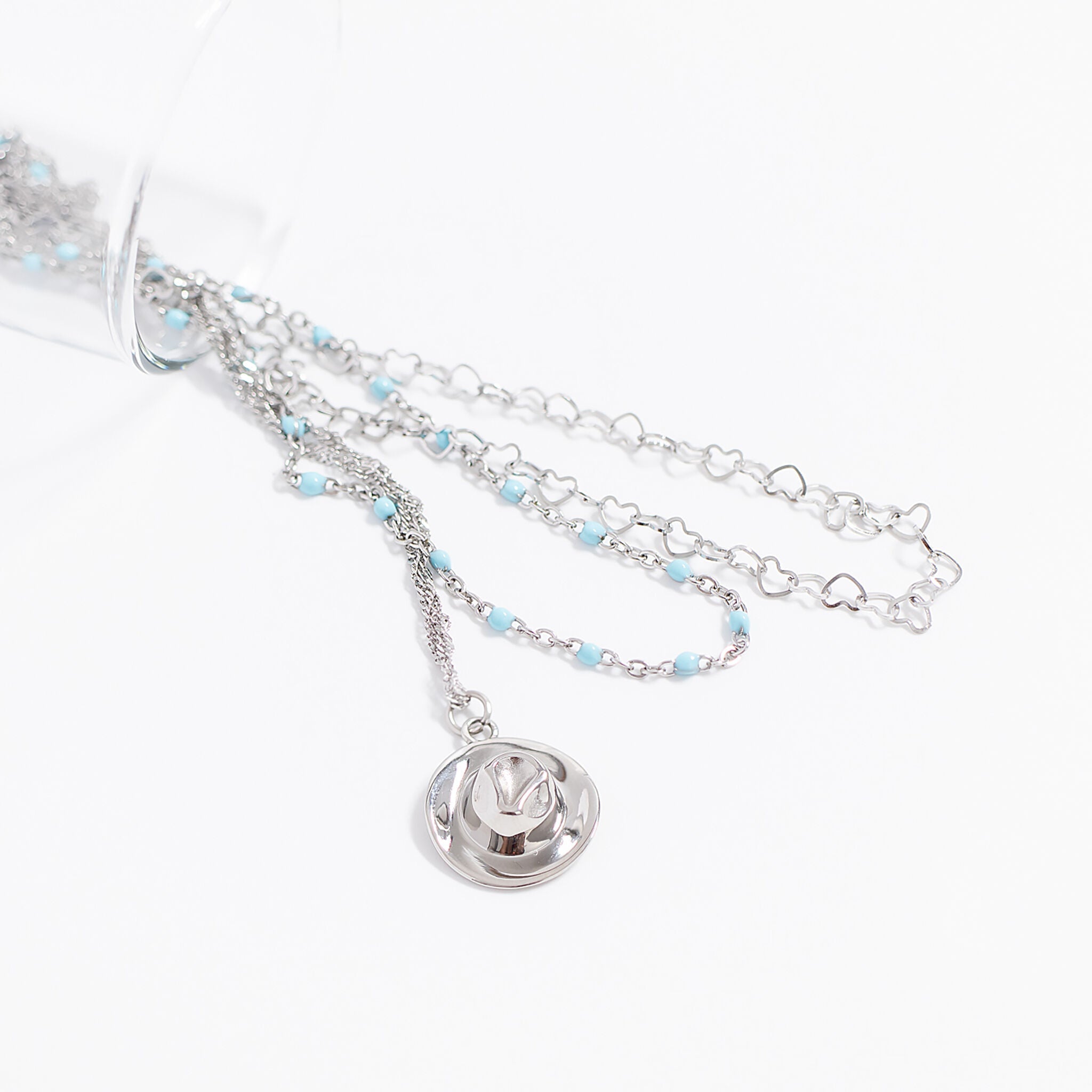 Turquoise Confetti Necklace