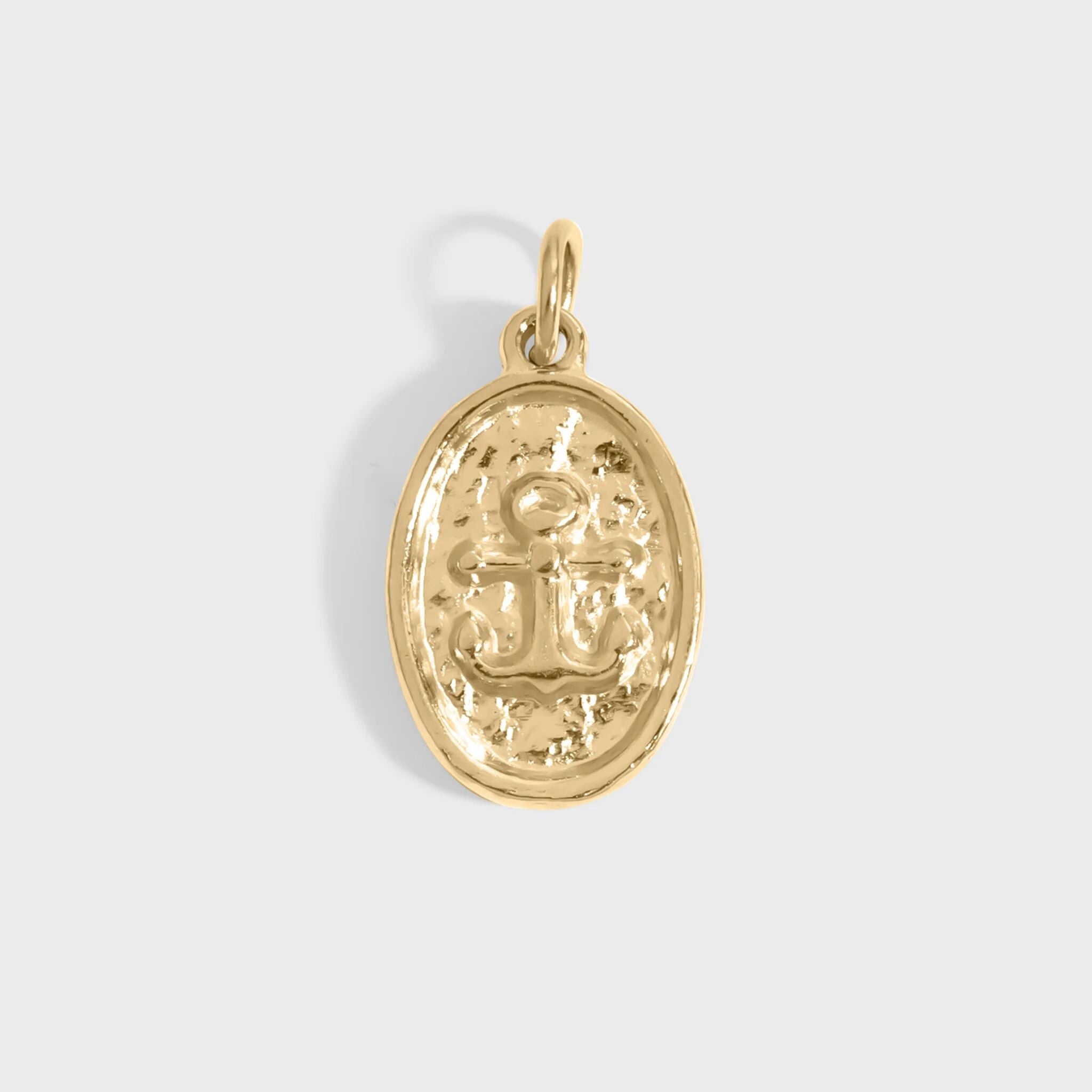 Oval Anchor Charm