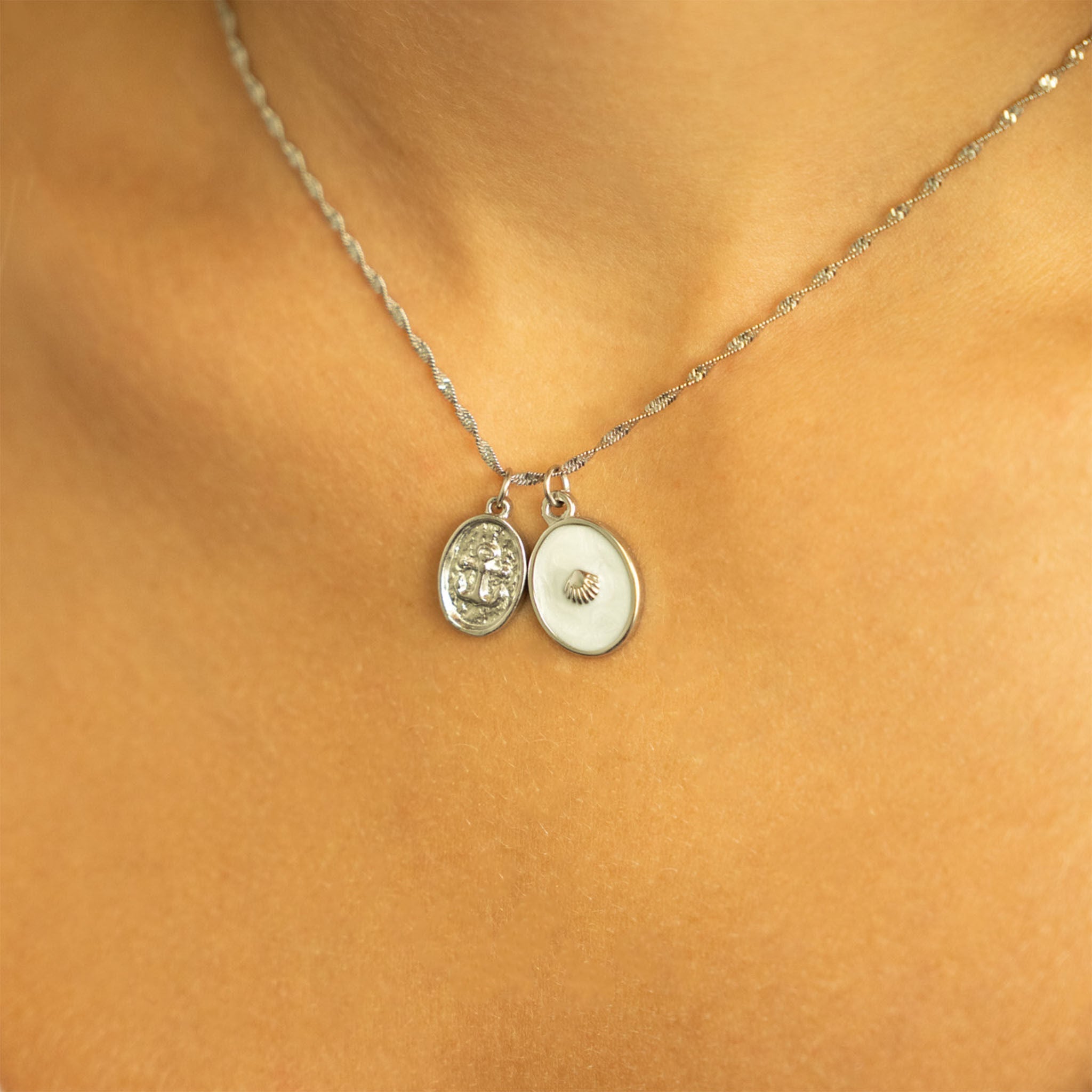 Oval Anchor Charm