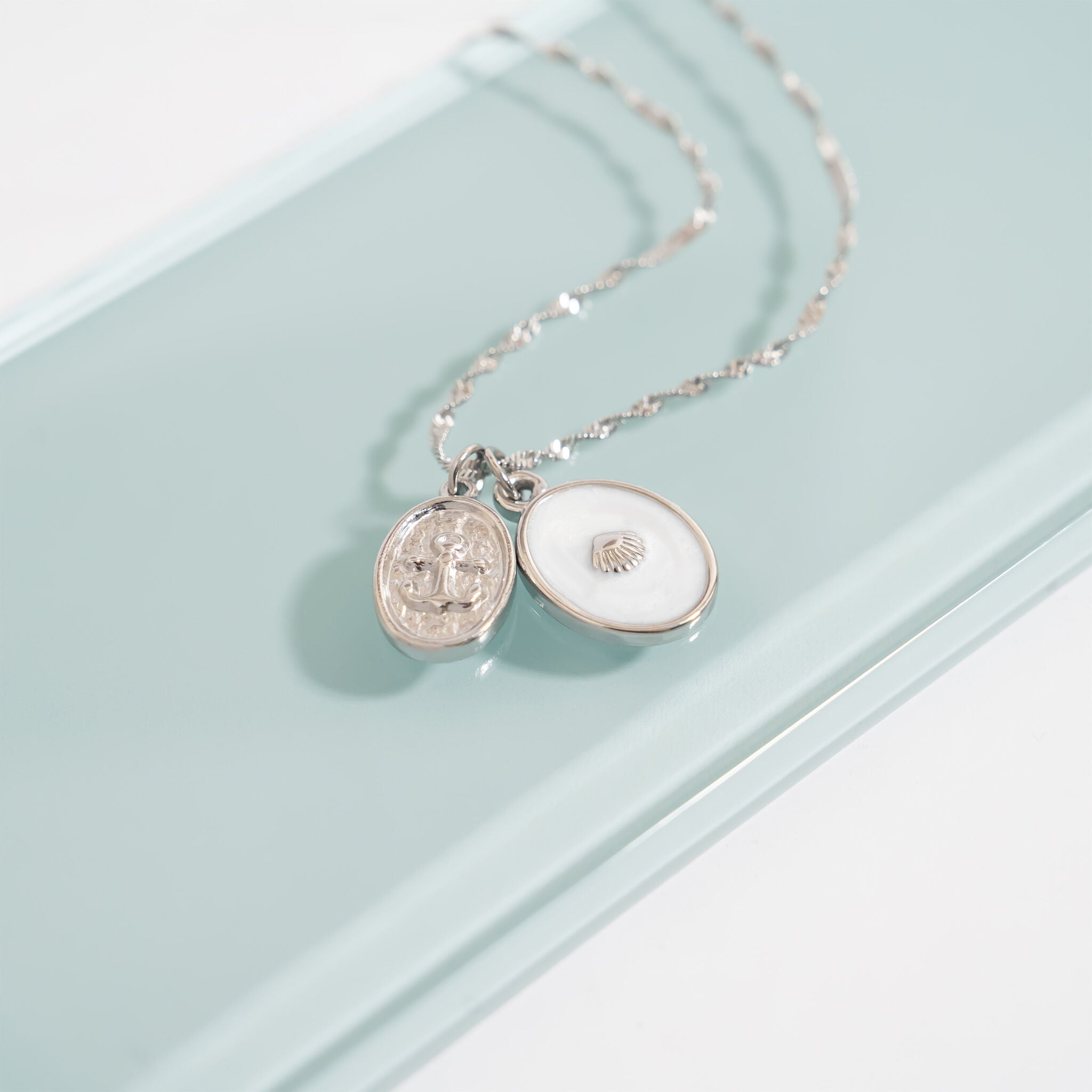 Oval Anchor Charm