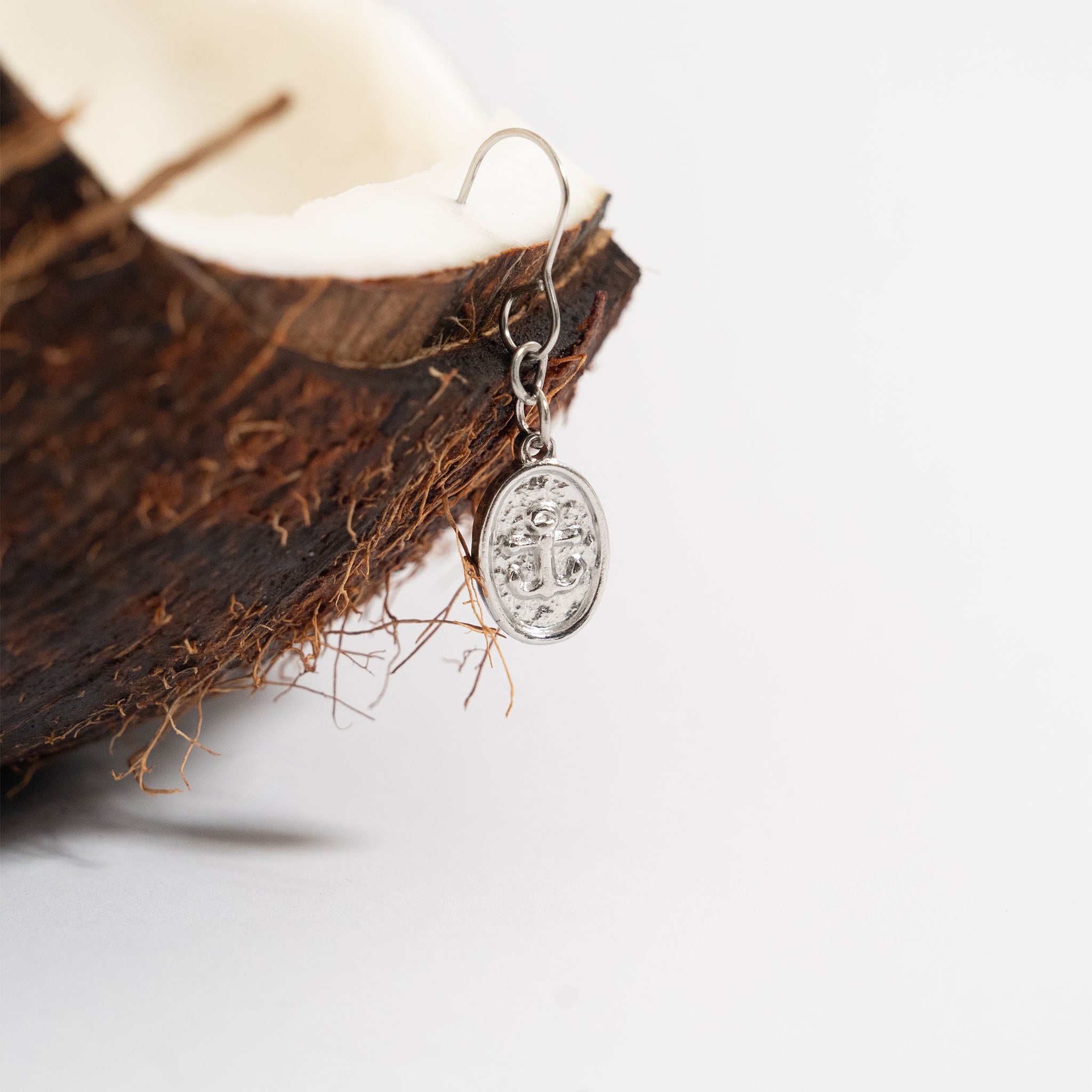 Oval Anchor Charm