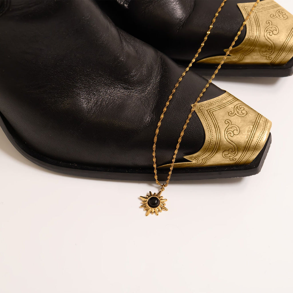 Black Stone Pendant