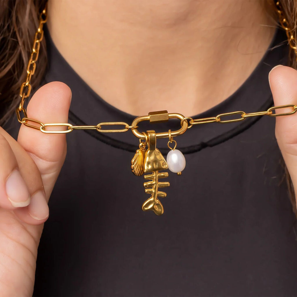 Fish Bone Charm