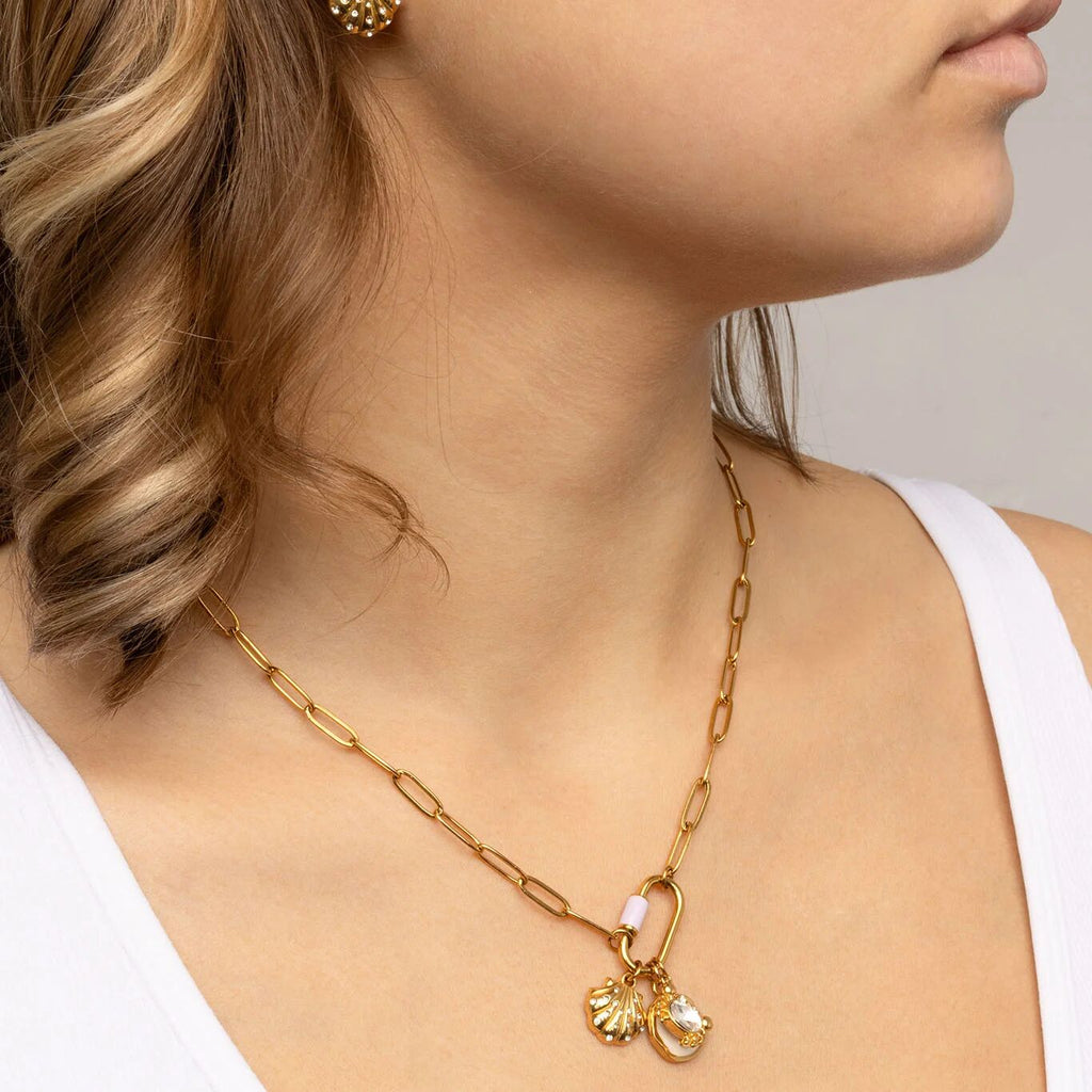 Stone Shell Charm