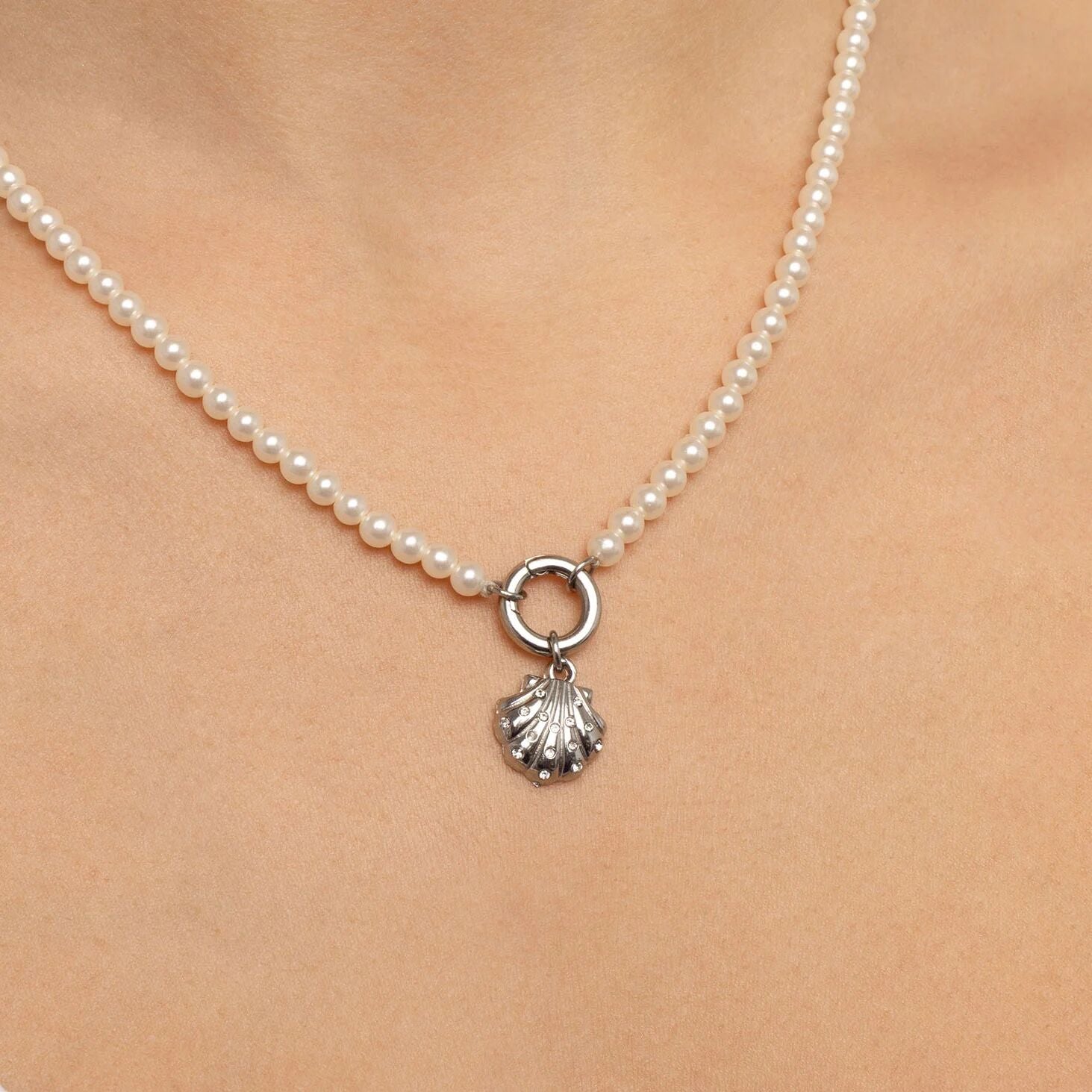 Stone Shell Charm