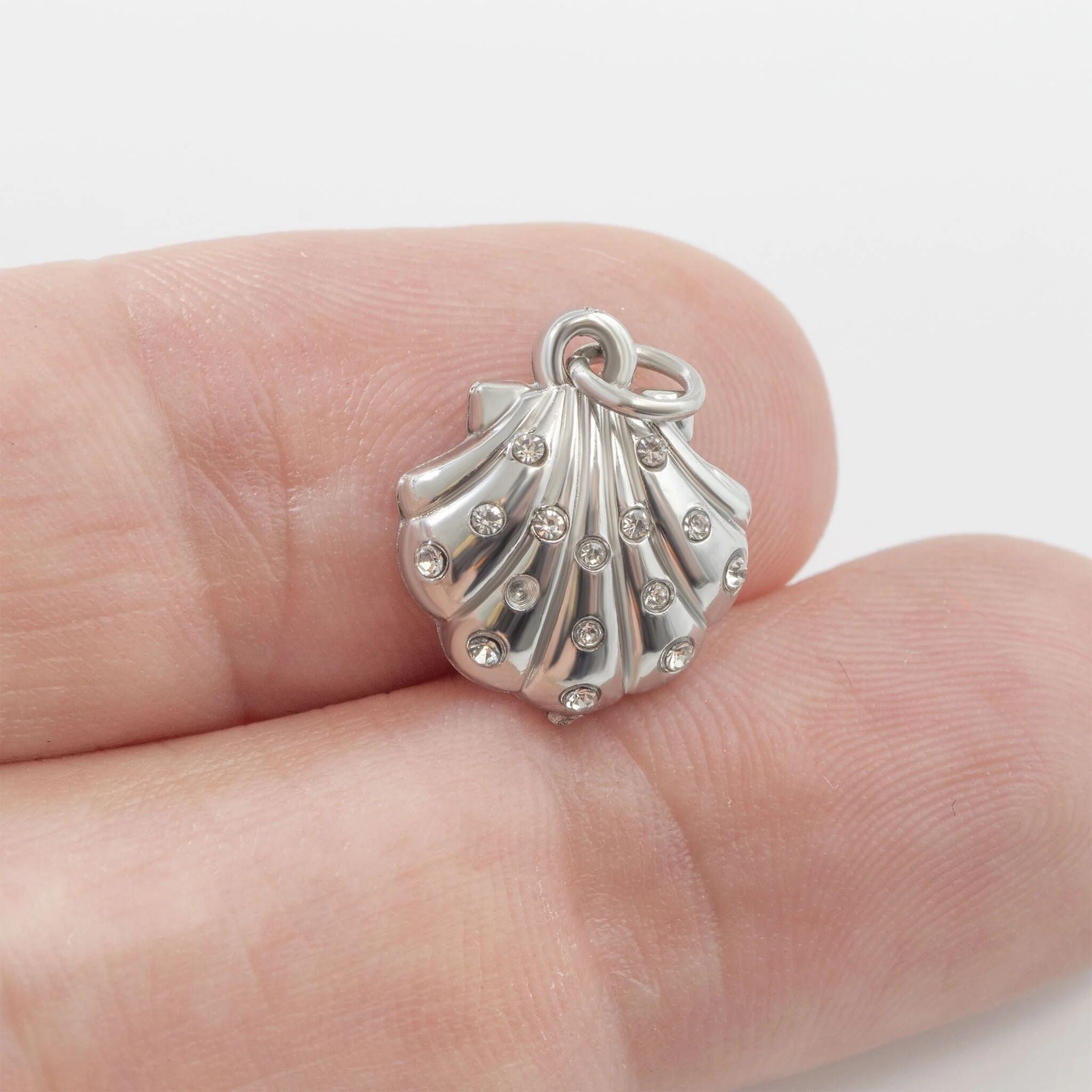 Stone Shell Charm