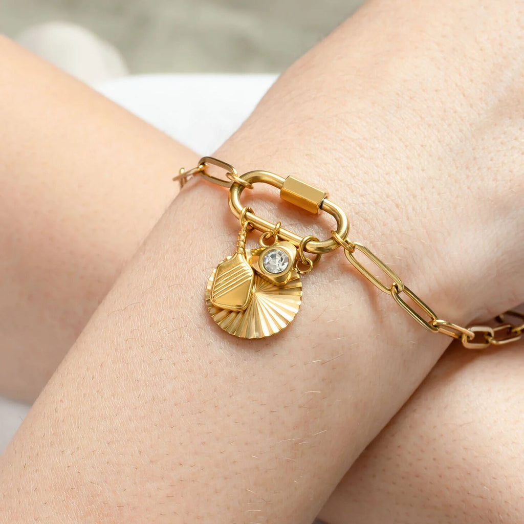 Round Sunburst Charm