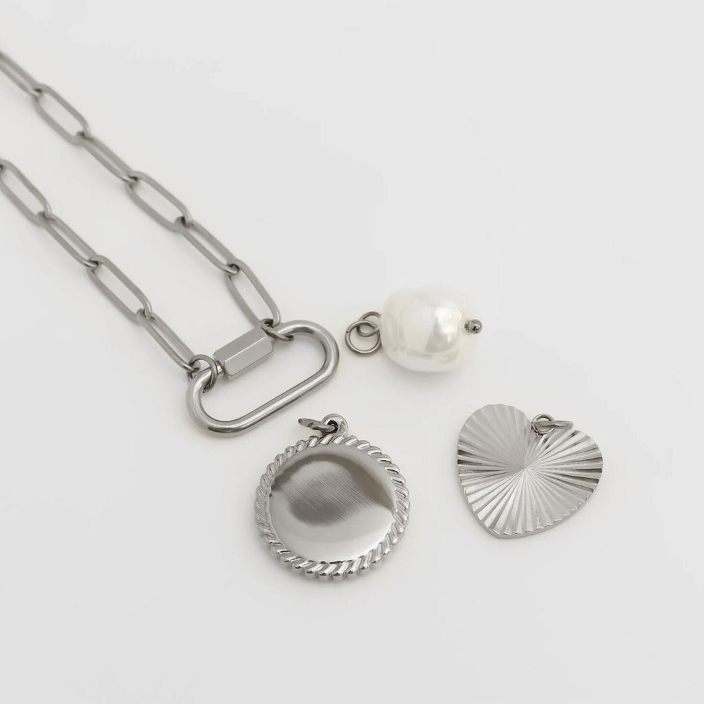 Sunburst Heart Charm