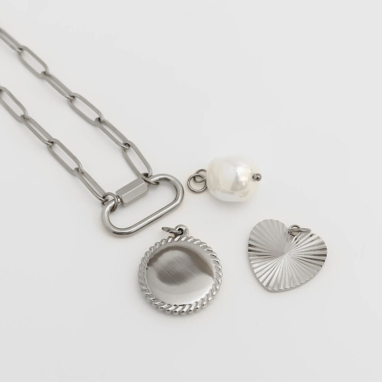 Sunburst Heart Charm
