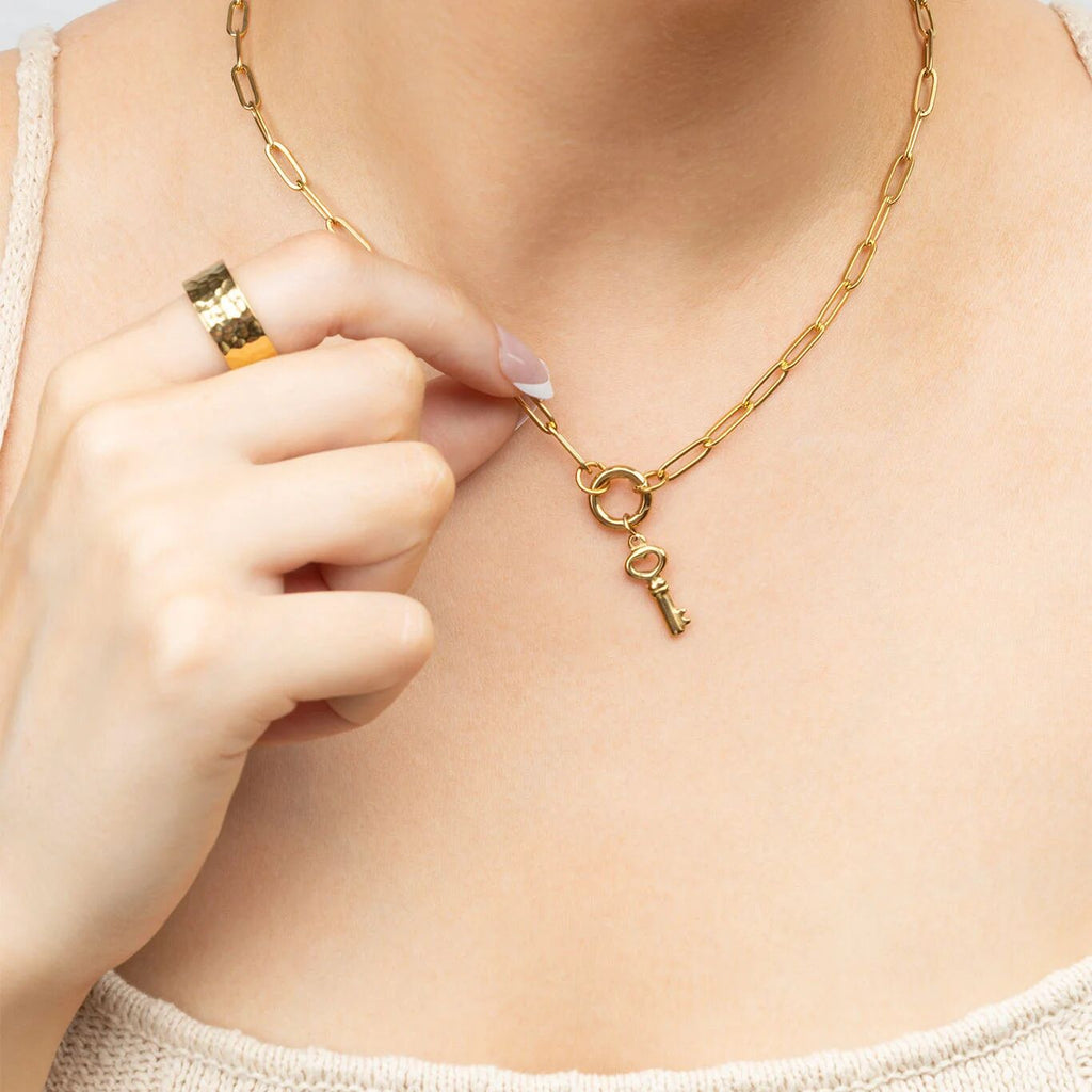 Key Charm- gold model 