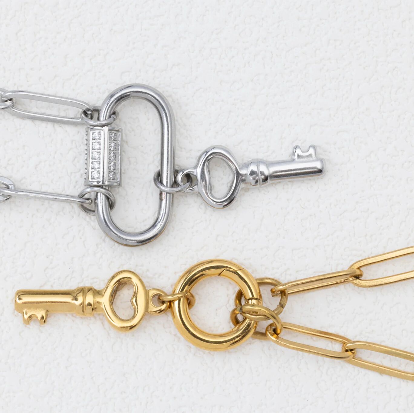 Key Charm- gold and silver studio 