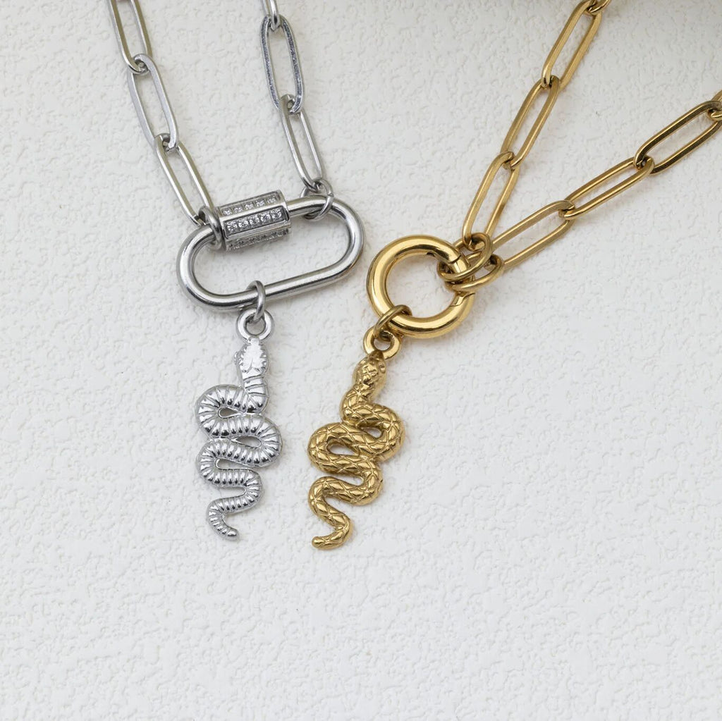Snake Charmer- gold and silver studio 