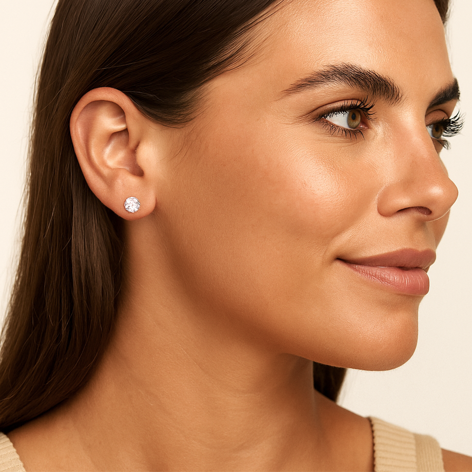 CZ Stud Earrings