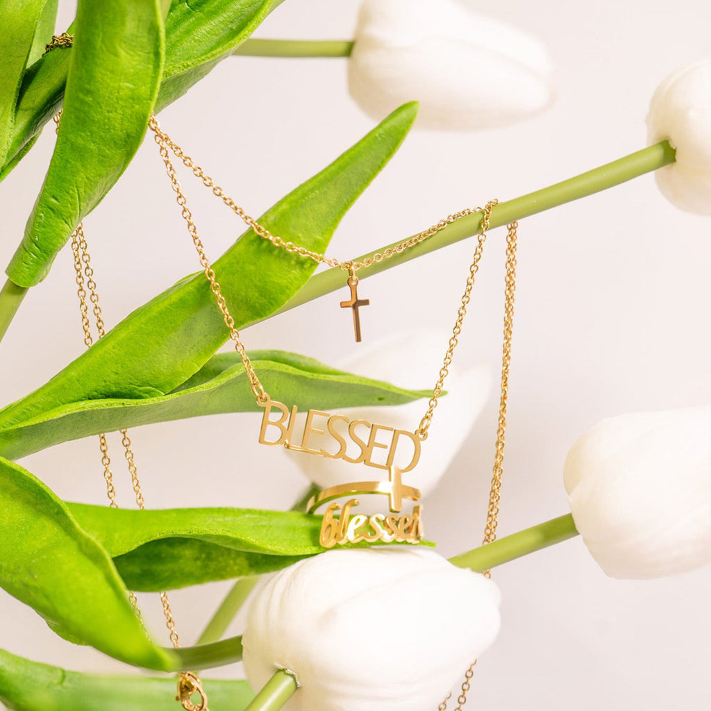 Adjustable Blessed Cross Ring