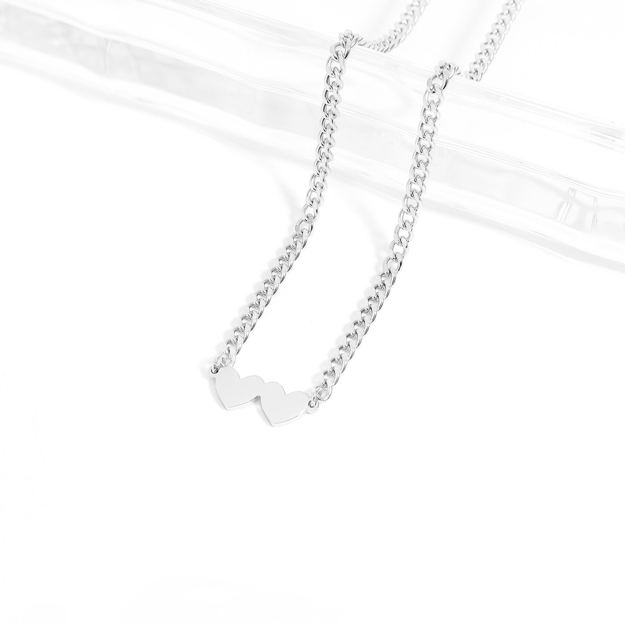 Double Heart Necklace