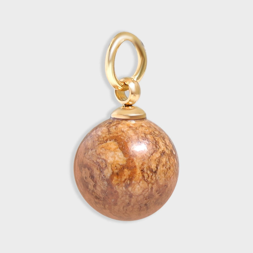 Semi Precious Natural Stone Charm