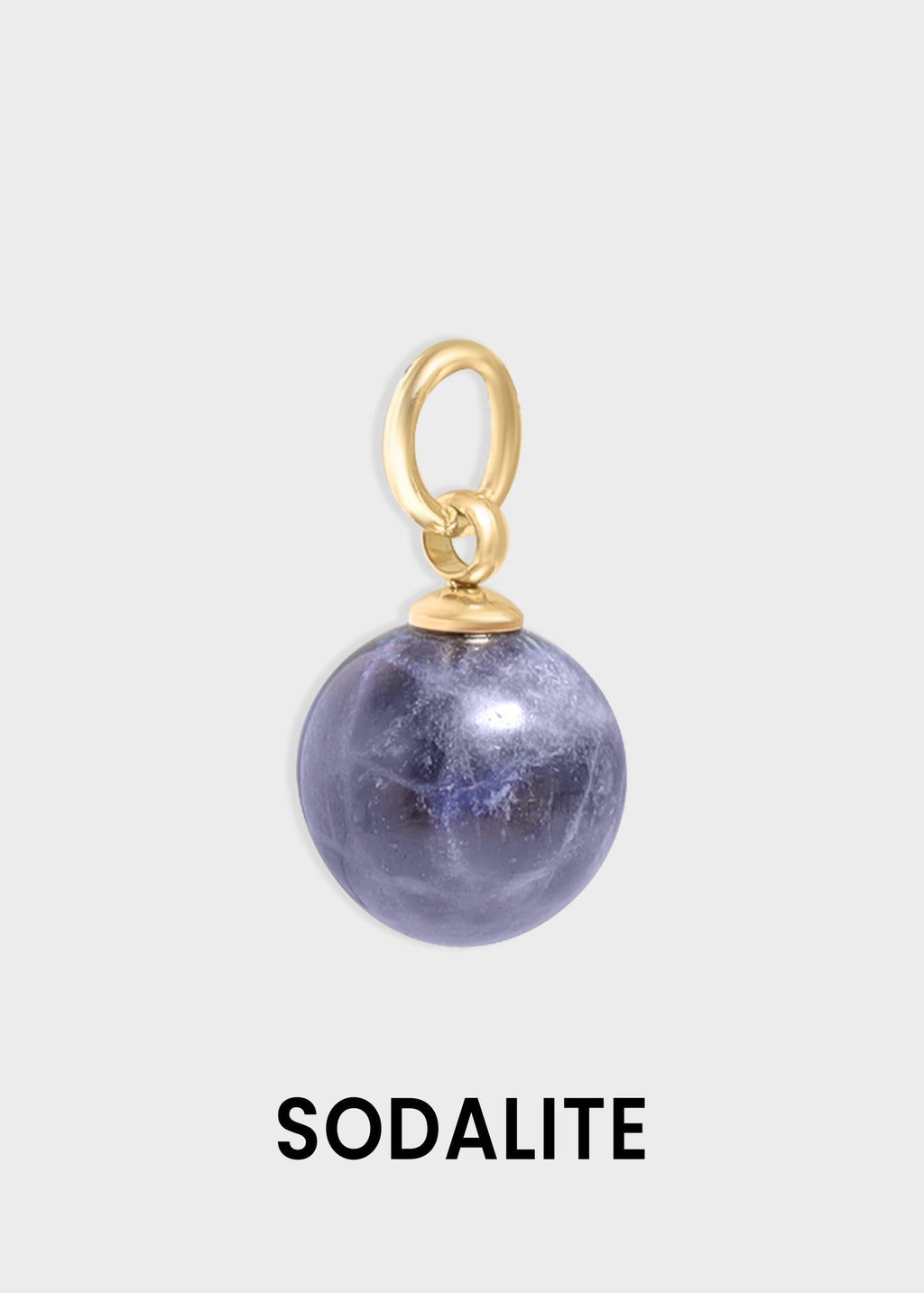 Semi Precious Natural Stone Charm