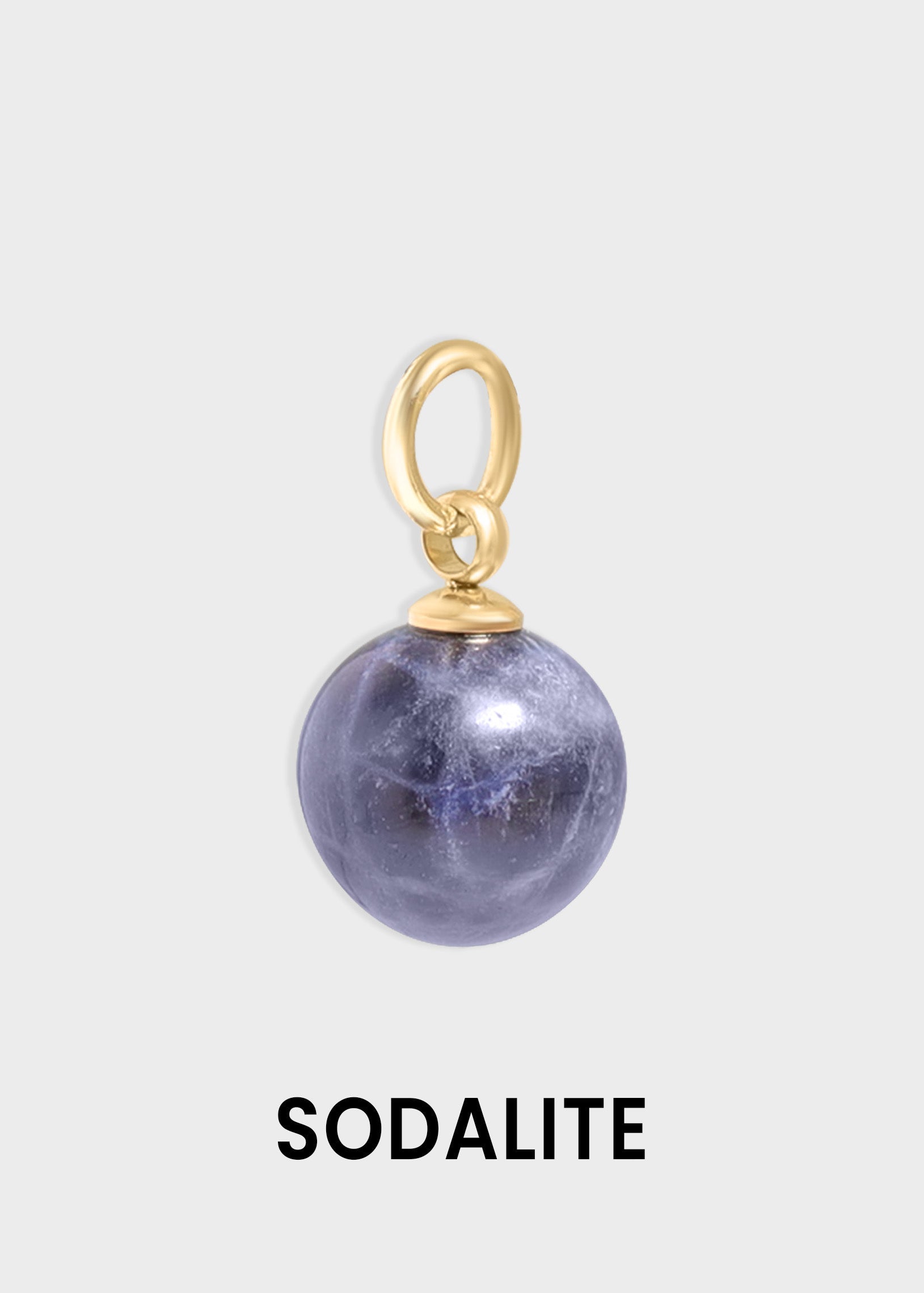Semi Precious Natural Stone Charm