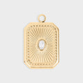 Sunburst Medallion Charm