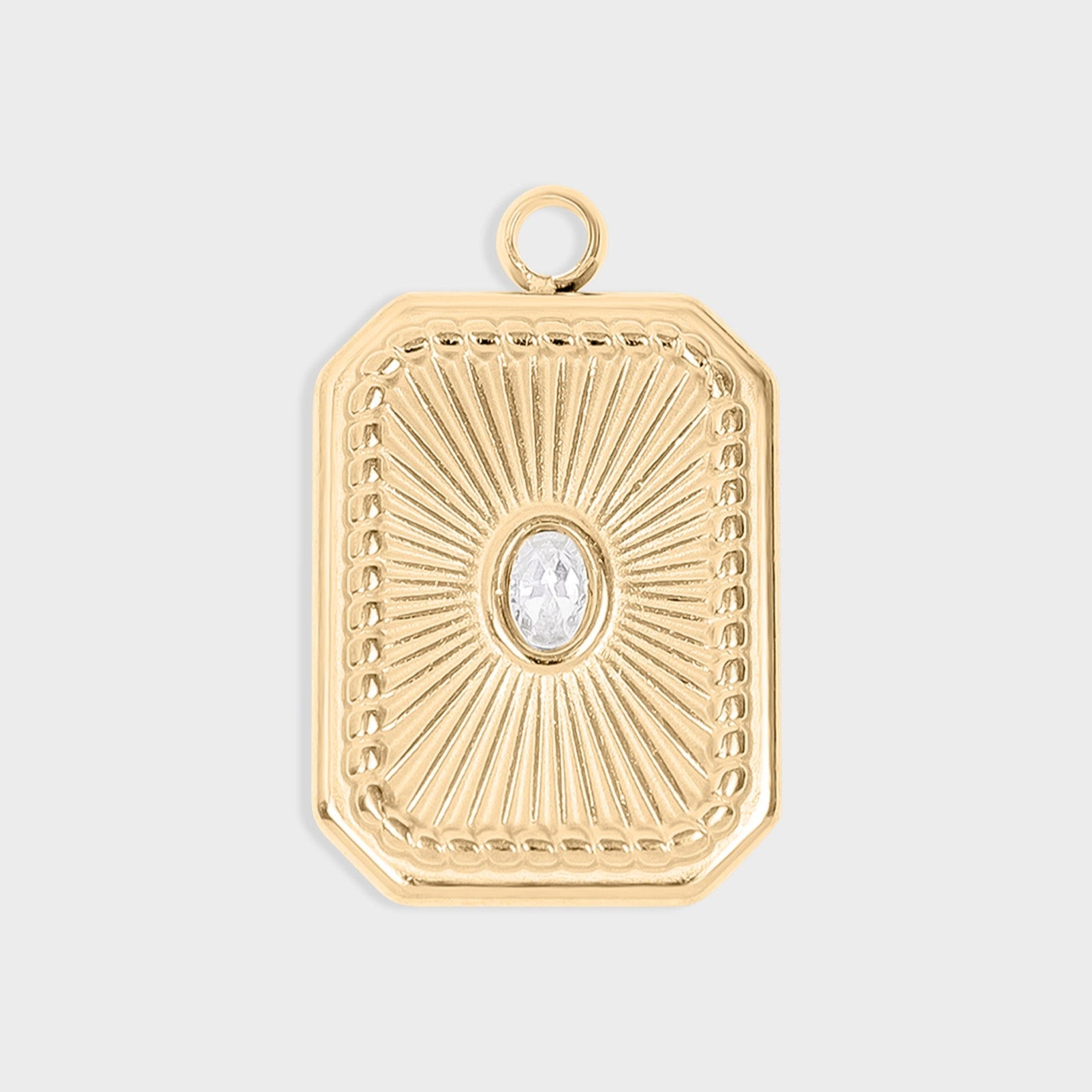 Sunburst Medallion Charm