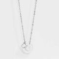 Cutout Horseshoe Necklace
