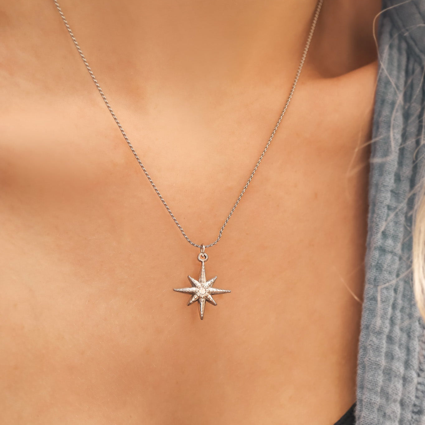 Compass Star Necklace