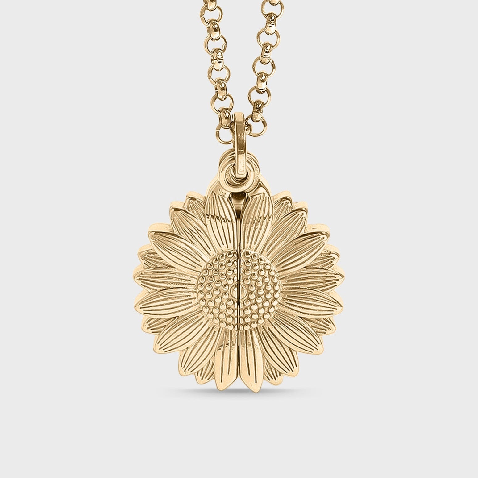 You Are My Sunshine Sunflower Necklace