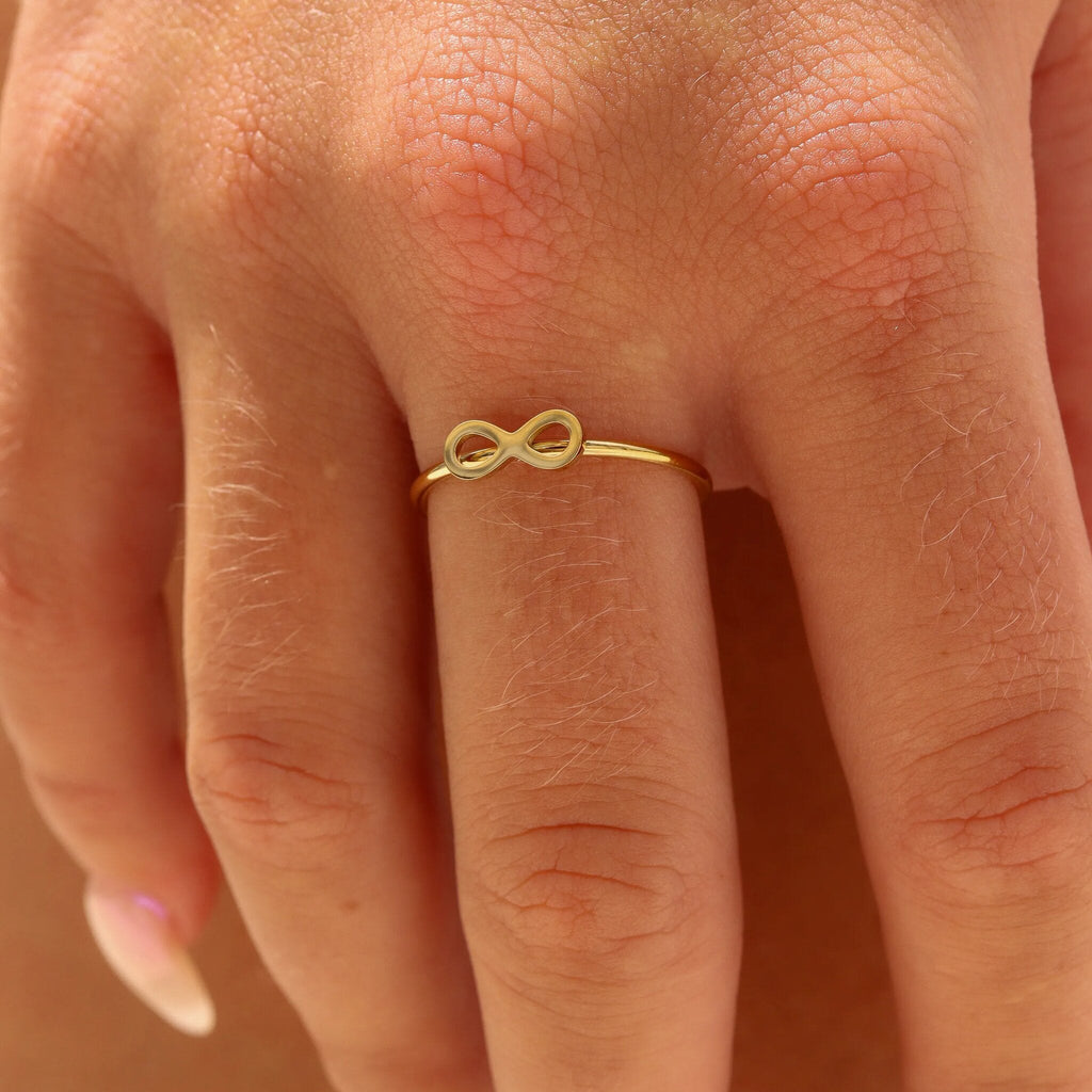 Gold Symbol Stacking Ring