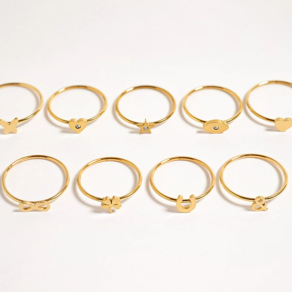 Stone Star Ring