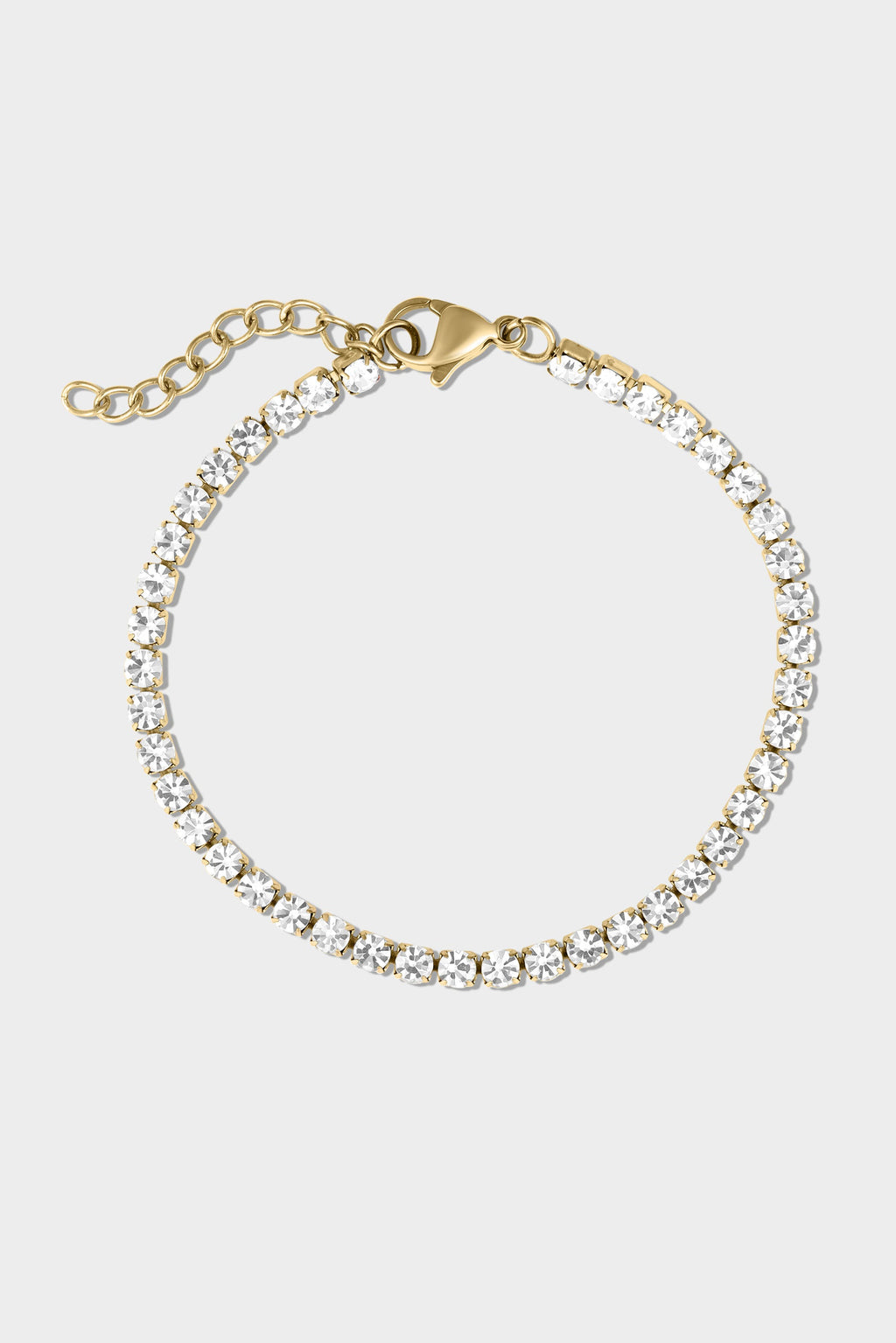 Gold Birthstone Tennis Bracelet